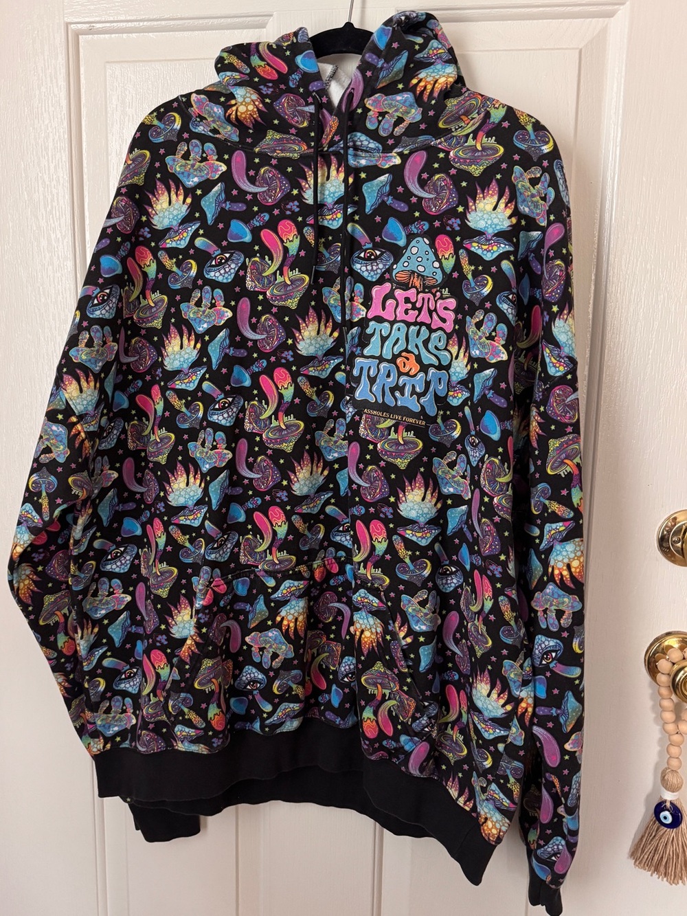 Assholes Live Forever Let’s Take a Trip Hoodie Men’s 3XL